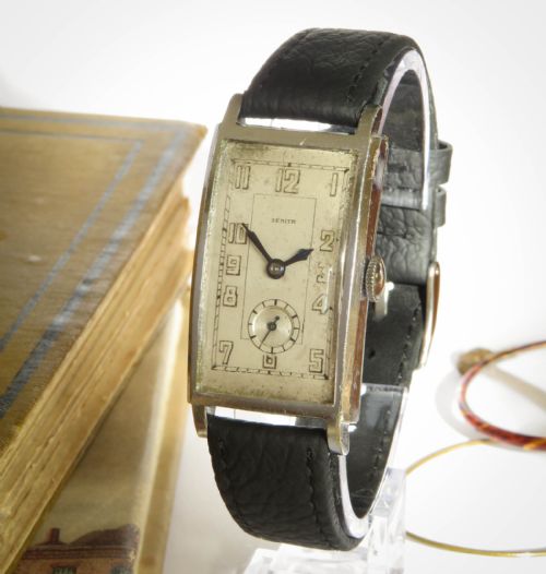 GENTS ZENITH CURVEX WRIST WATCH 1938 - ADDITIONAL PHOTO 1