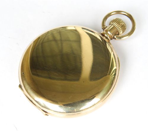 ANTIQUE SWISS FULL HUNTER POCKET WATCH - ADDITIONAL PHOTO 4