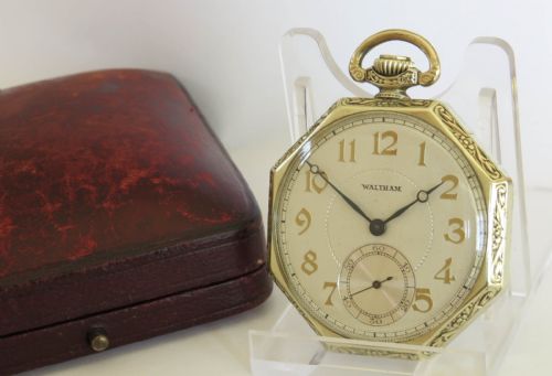 Antique Waltham Art Deco Pocket Watch, 1924