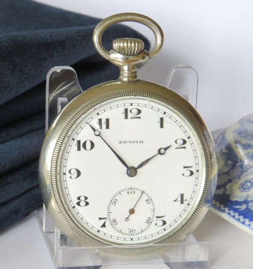 ANTIQUE ZENITH POCKET WATCH C1914 - ADDITIONAL PHOTO 1