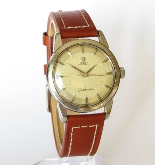 fig 1. Gents 1950s Omega Seamaster automatic wrist watch