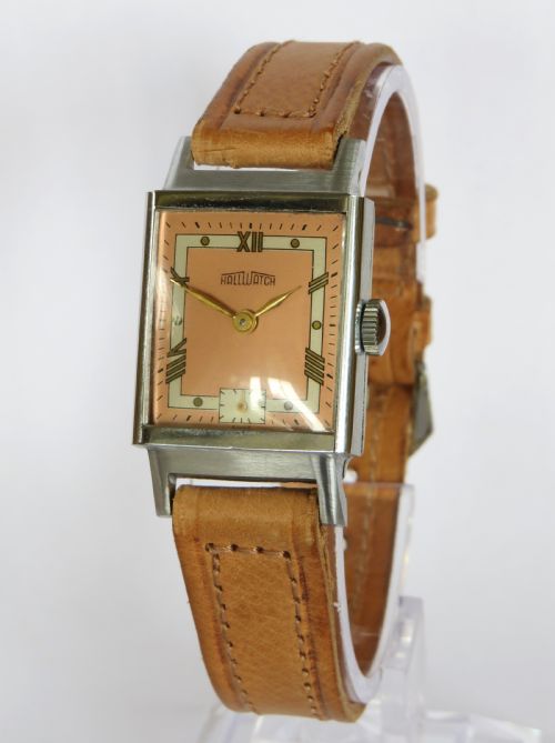‘Nos’ 1940s Hallwatch Wrist Watch by Liban
