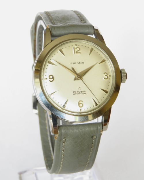 GENTS 1950S NEW OLD STOCK PRISMA AUTOMATIC WRIST WATCH - ADDITIONAL PHOTO 1