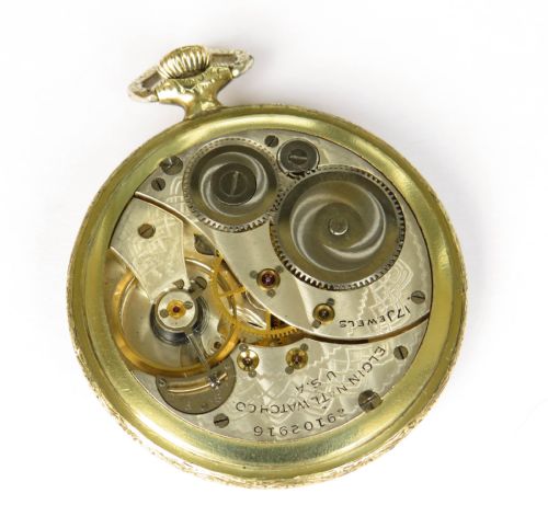 ANTIQUE ELGIN POCKET WATCH 1927 - ADDITIONAL PHOTO 2