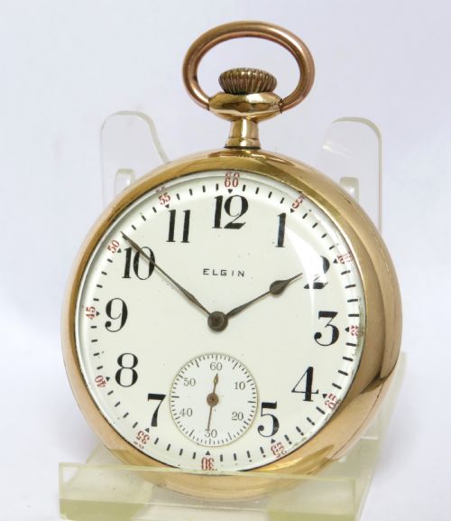 ANTIQUE ELGIN POCKET WATCH 1918 - ADDITIONAL PHOTO 1