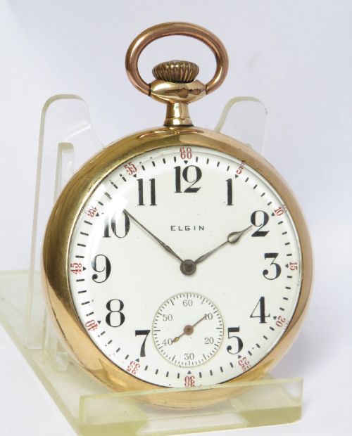 ANTIQUE ELGIN POCKET WATCH 1918 - ADDITIONAL PHOTO 2