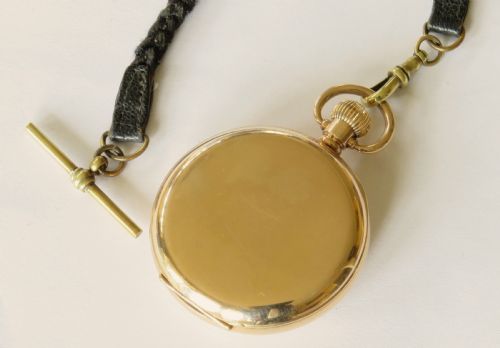 1930S SWISS POCKET WATCH AND ALBERT - ADDITIONAL PHOTO 3