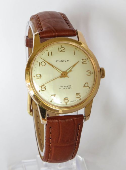 GENTS 1960S ENSIGN WRIST WATCH SUPER CONDITION - ADDITIONAL PHOTO 1