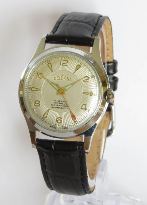 Gents 1950s Delbana Wrist Watch