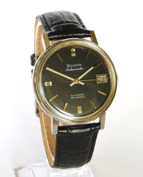fig 1. Gents Bulova Ambassador intra-matic watch, 1967