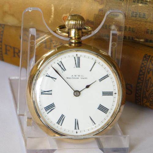 ANTIQUE LADY WALTHAM FOB WATCH 1901 - ADDITIONAL PHOTO 1