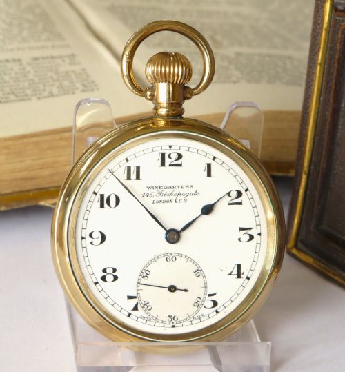 fig 1. 1930s Cortebert pocket watch, Winegartens