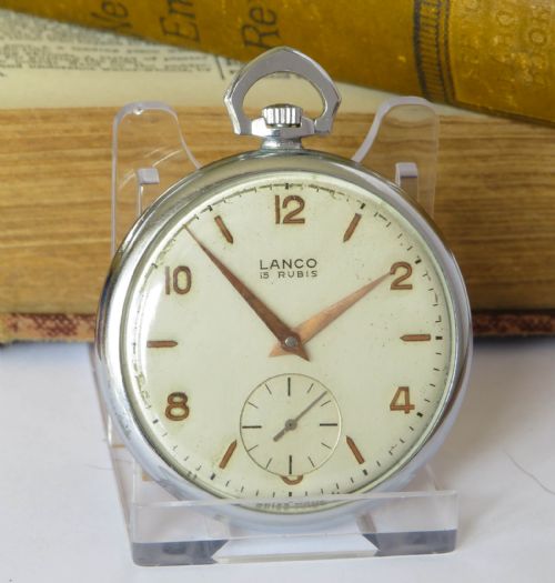 1950S LANCO POCKET WATCH - ADDITIONAL PHOTO 1