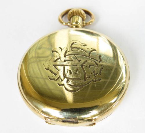 1930S HALF HUNTER POCKET WATCH FOLKESTONE FISHERMEN - ADDITIONAL PHOTO 6