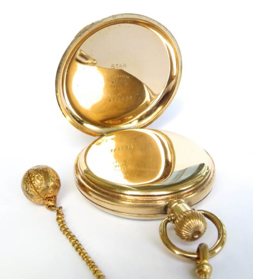 fig 1. Antique Waltham Marquis pocket watch, 1912