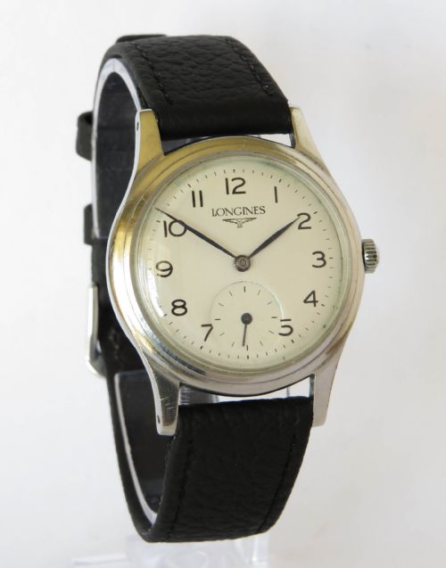 fig 1. Gents Longines wrist watch, 1945