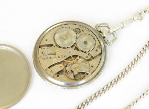 fig 1. Waltham Colonial pocket watch, 1936