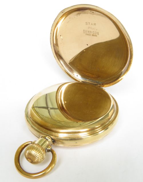 ANTIQUE WALTHAM HALF HUNTER POCKET WATCH 1919 - ADDITIONAL PHOTO 4