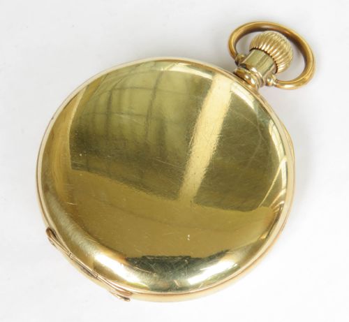 ANTIQUE WALTHAM HALF HUNTER POCKET WATCH 1919 - ADDITIONAL PHOTO 6