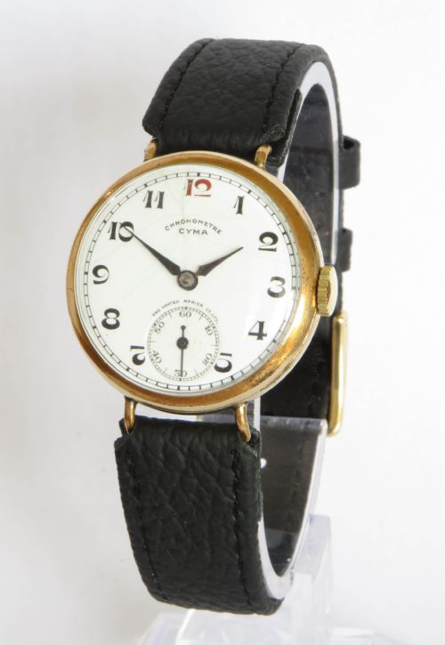 Gents 1930s Chronometre Cyma Wrist Watch