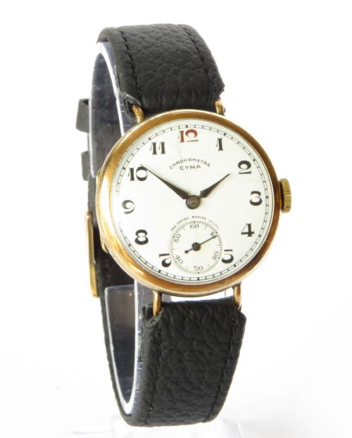 fig 1. Gents 1930s Chronometre Cyma wrist watch