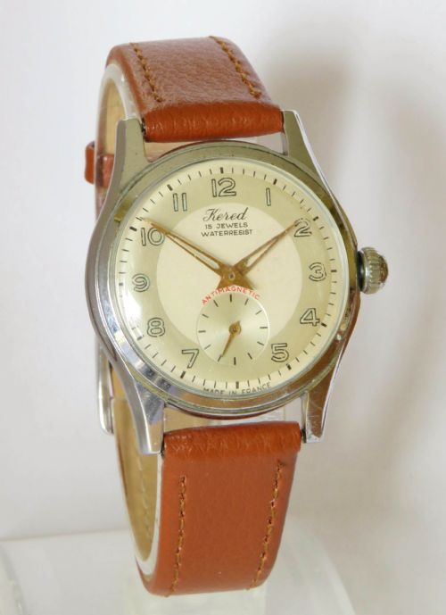 GENTS 1950S KERED WRIST WATCH - ADDITIONAL PHOTO 1
