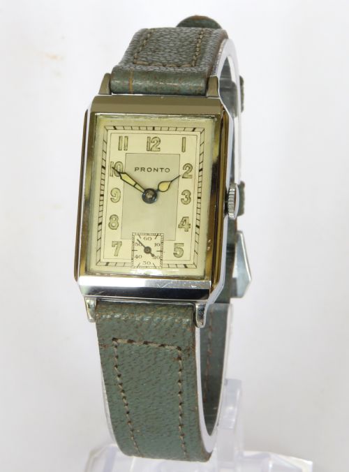 1940s Mid-size Pronto Wrist Watch, Super Condition