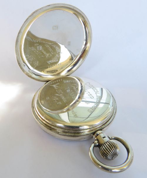 1940S SILVER BRAVINGTONS RENOWN POCKET WATCH - ADDITIONAL PHOTO 3
