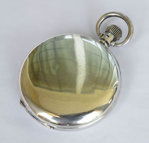 1940S SILVER BRAVINGTONS RENOWN POCKET WATCH - ADDITIONAL PHOTO 5