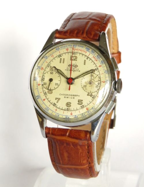 GENTS ENICAR 1005CH CHRONOGRAPH WRIST WATCH PRESHERPA