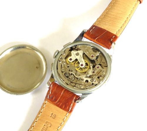 GENTS ENICAR 1005CH CHRONOGRAPH WRIST WATCH PRESHERPA - ADDITIONAL PHOTO 2