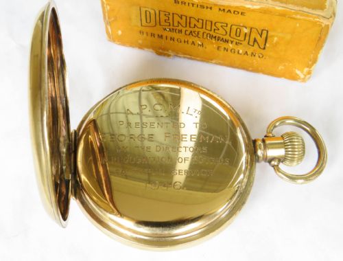 1940S REVUE POCKET WATCH AND BOX - ADDITIONAL PHOTO 1