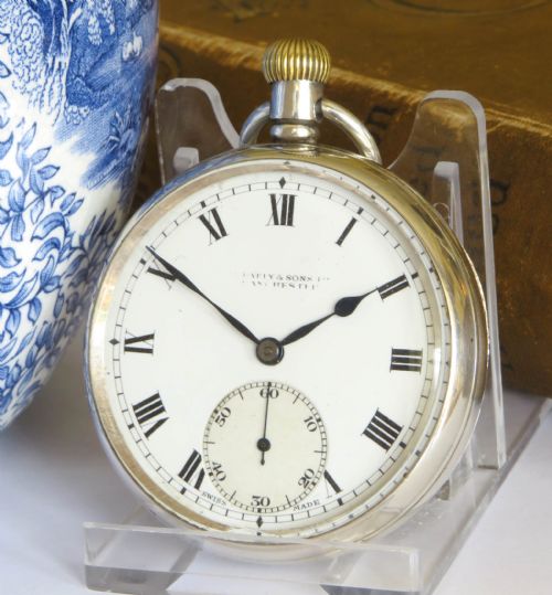 VERTEX SILVER POCKET WATCH 1930