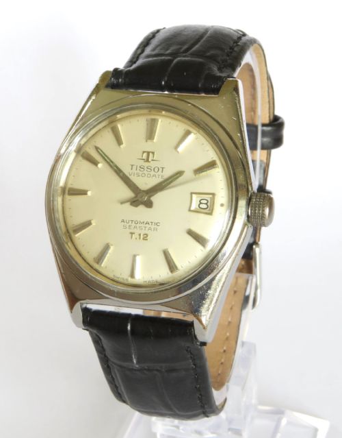 GENTS TISSOT VISODATE SEASTAR T12 AUTOMATIC WRIST WATCH 1961