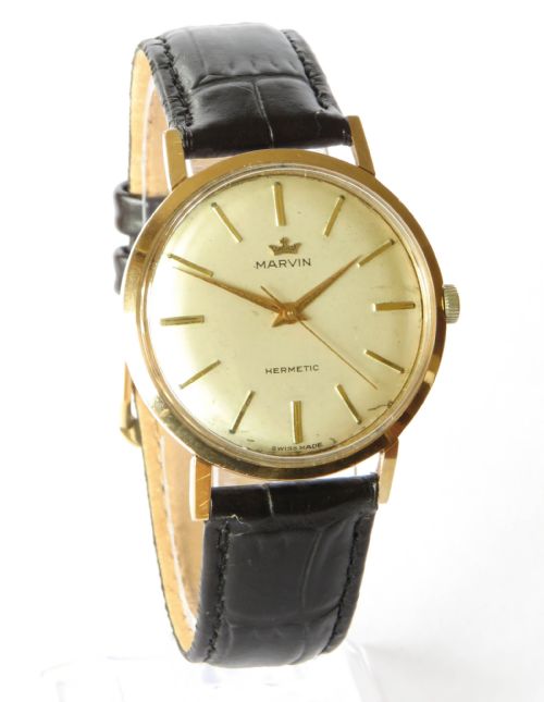 GENTS 1960S MARVIN HERMETIC WRIST WATCH - ADDITIONAL PHOTO 1