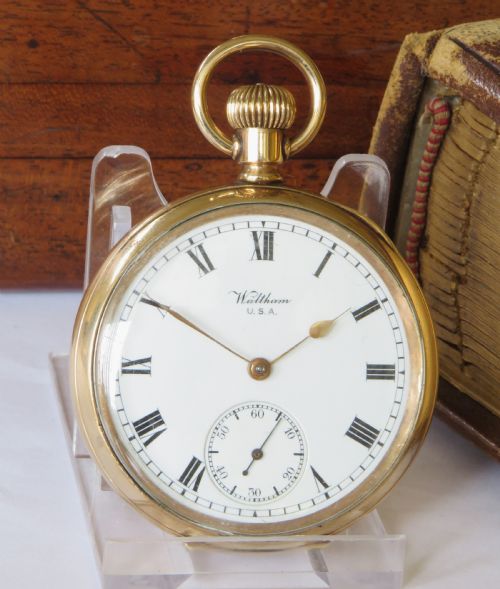 1912 WALTHAM TRAVELER POCKET WATCH - ADDITIONAL PHOTO 1