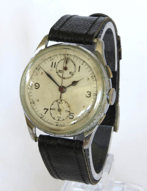 GENTS 1940S VENUS 170 CHRONOGRAPH WRIST WATCH