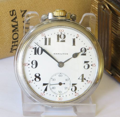1950S HAMILTON POCKET WATCH - ADDITIONAL PHOTO 1