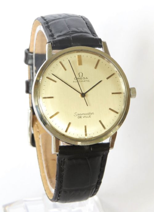 fig 1. Gents Omega Seamaster De Ville wrist watch, 1965