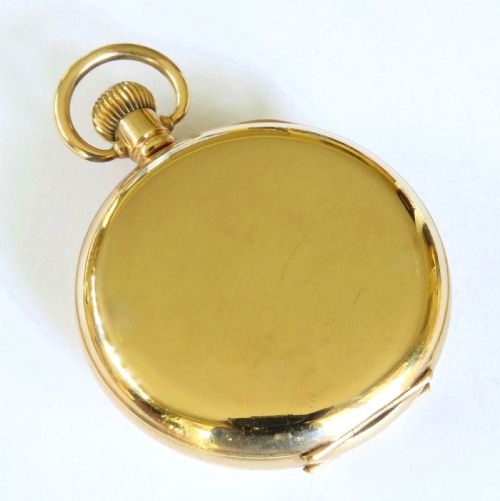 1930S REVUE HALF HUNTER POCKET WATCH - ADDITIONAL PHOTO 5