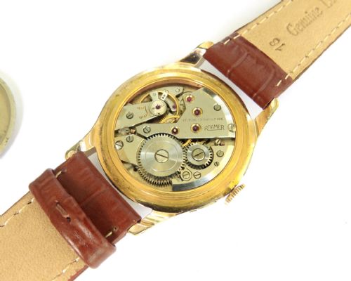 GENTS 1950S ROAMER CALENDAR WRIST WATCH - ADDITIONAL PHOTO 2