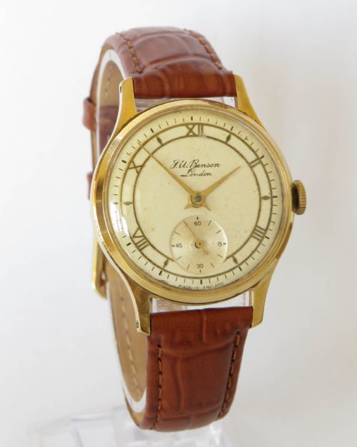 GENTS 1950S SMITHS WRIST WATCH FOR J W BENSON - ADDITIONAL PHOTO 1