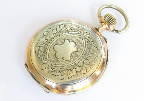 ANTIQUE SILVER POCKET WATCH C1900 - ADDITIONAL PHOTO 4