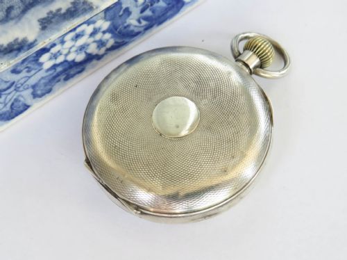 ANTIQUE HEBDOMAS PATENT 8DAY POCKET WATCH - ADDITIONAL PHOTO 4