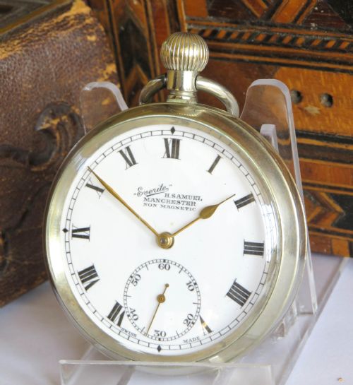 1930S EVERITE POCKET WATCH FROM H SAMUEL