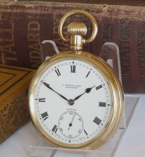 ANTIQUE ZENITH POCKET WATCH 1927 - ADDITIONAL PHOTO 1