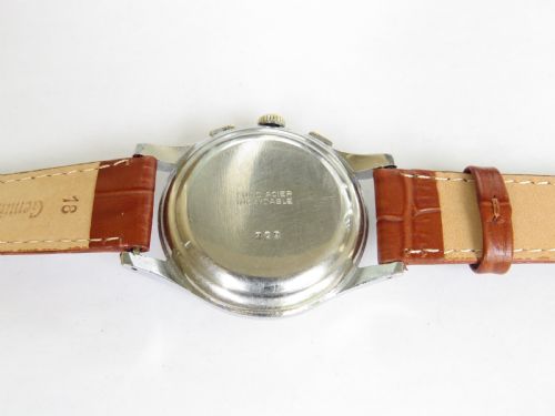 GENTS 1950S SILVER CHRONOGRAPH WRIST WATCH BY ANTOREMI - ADDITIONAL PHOTO 2