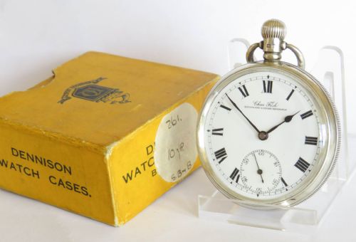 Antique Silver Pocket Watch, 1922