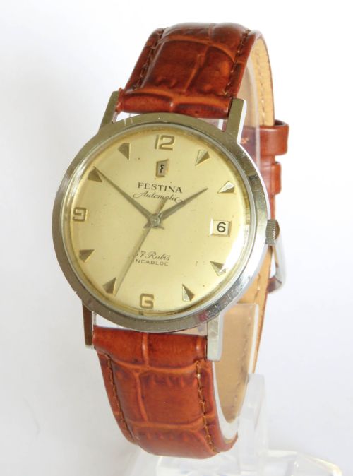 Gents 1950s Festina Automatic Wrist Watch