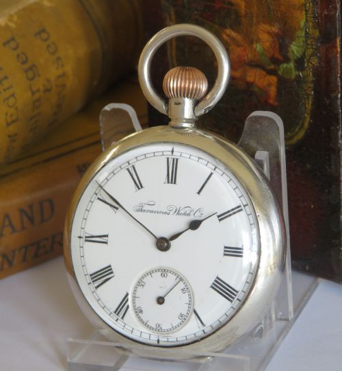 Antique Silver Tavannes Pocket Watch, C1900